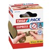 TE-05079-00006 - tesapack® Packband Express (PVC, von Hand einreißbar), braun