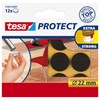 TE-57893-00001 - tesa Protect® Filzgleiter, rund, braun