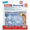 TE-58900-00013 - tesa Powerstrips Deco-Haken, transparent, max. 200g, 5er Pack