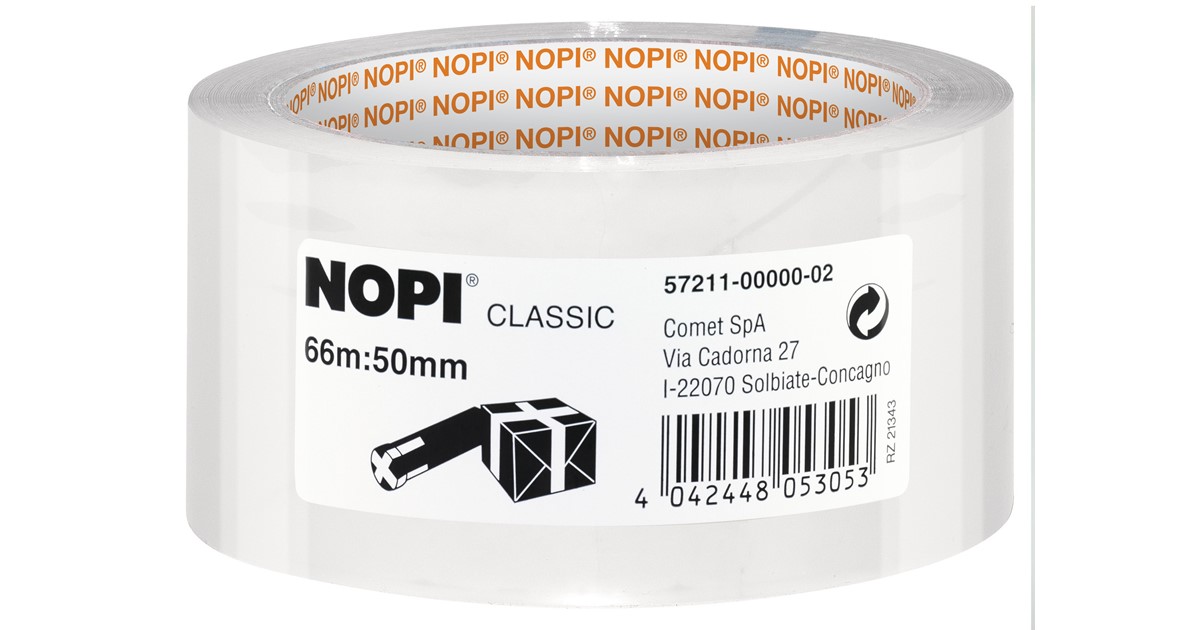 24 x Stück Nopi Packband Classic Klebeband Paketband 52my, 66mx50mm klar 57212 24 x Stück Nopi Packband Classic Klebeband Paketband 52my, 66mx50mm klar 57212