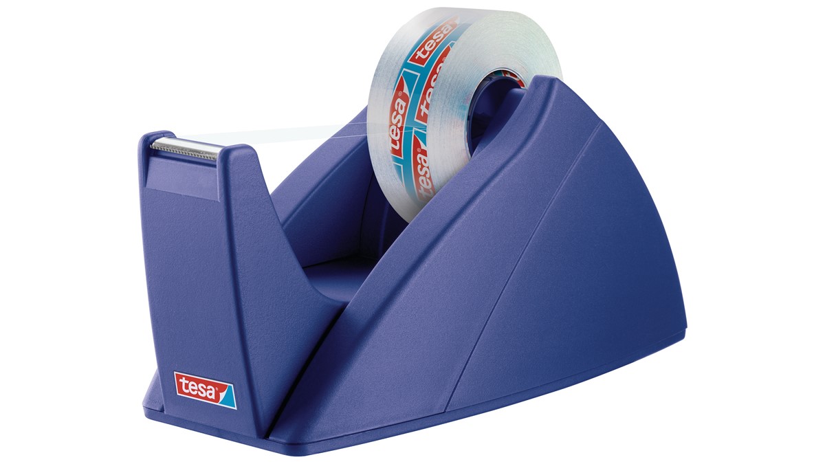 Tesa Easy Cut Smart - Dérouleur De Ruban Adhésif Avec Stop-Pad | Inclus 4 Rouleaux Transparents 19 Mm