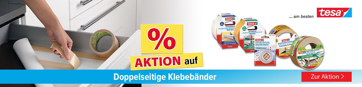 tesa Doppelseitige Klebebänder Aktionspreise