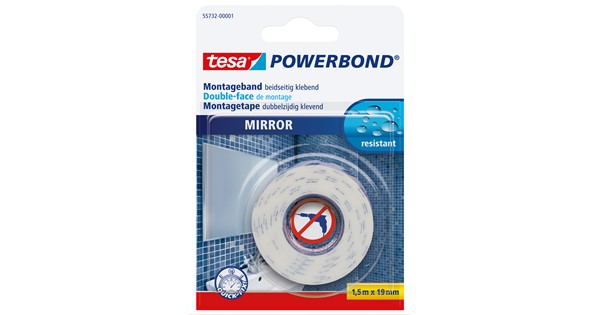 Tesa Double-Sided Mounting Tape Power Bond Ultra Strong - Holds 6kg Pack Of 9 Adhesive Pads