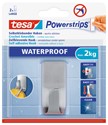 tesa Powerstrips Waterproof Metall Design-Haken