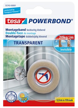 tesa Powerbond Transparent Montageband