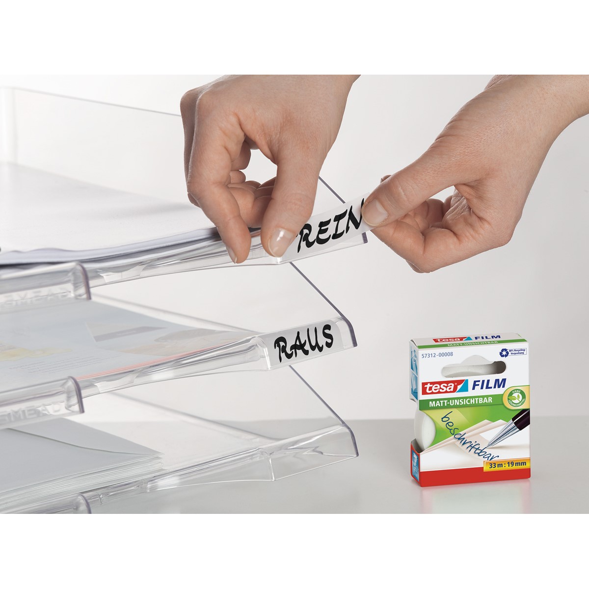 Tesa Film Tape 33m X 19mm Crystal Transparent