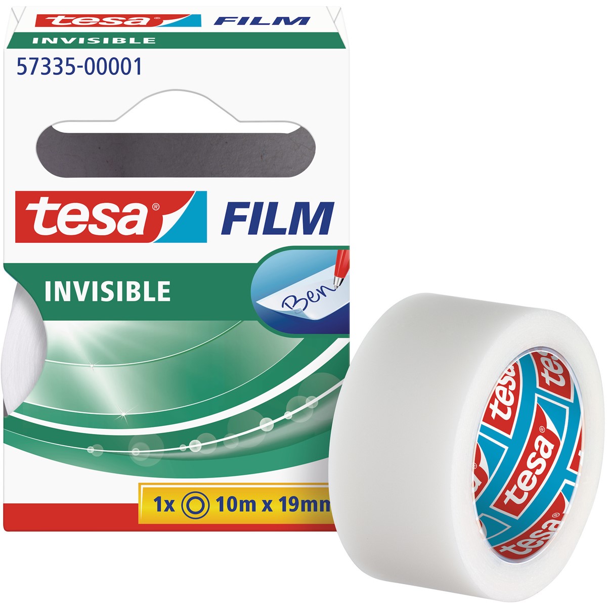 tesa 57335-00001 - tesafilm matt-unsichtbar, 10 m x 19 mm