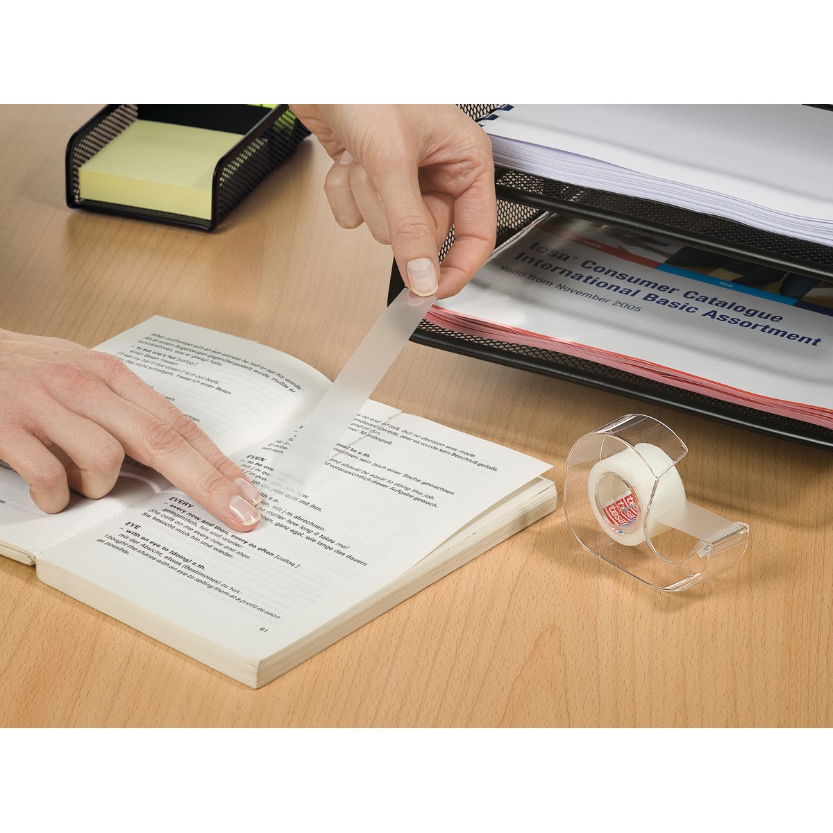 MTL 79317 Unsichtbares Klebeband – 19 Mm X 33 M, Transparent, Stark Haftend Für Büro & Haushalt