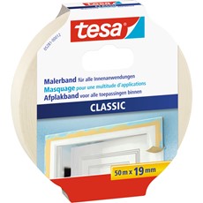 tesa Maler-Krepp Premium Classic, 50m x 19mm, beige