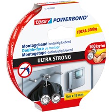 tesa Powerbond Montageband ULTRA STRONG, 5 m x 19 mm