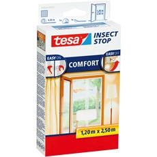 tesa Fliegengitter Insect Stop Klett COMFORT für Türen bis 1,20m x 2,50m, weiß