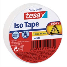 tesa Isolierband, 10m x15 mm, weiß