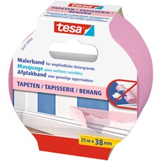 tesa Maler-Krepp Precision Sensitive, 25m x 38mm, rosa