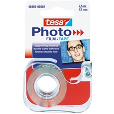 tesa Photo Film, Abroller gefüllt, 7,5m x 12mm, transparent