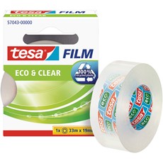 tesafilm Eco & Clear, 33 m x 19 mm
