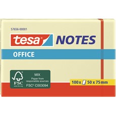 tesa Office Notes, gelb, 50 mm x 75 mm