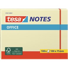tesa Office Notes, gelb, 100 mm x 75 mm