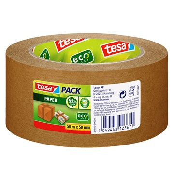 tesa 57180-00000 - pack Packband Paper ecoLogo®, braun