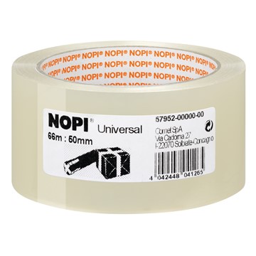 NOPI 57952-00000 - Pack Universal, transparent, 66m x 50mm