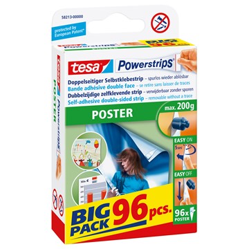 tesa 58213-00000 - Powerstrips® Poster Big Pack