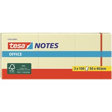 tesa Office Notes, gelb, 50 mm x 40 mm